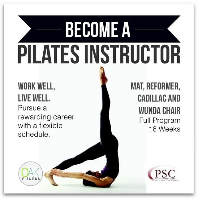 Train to be a pilates deals instructor